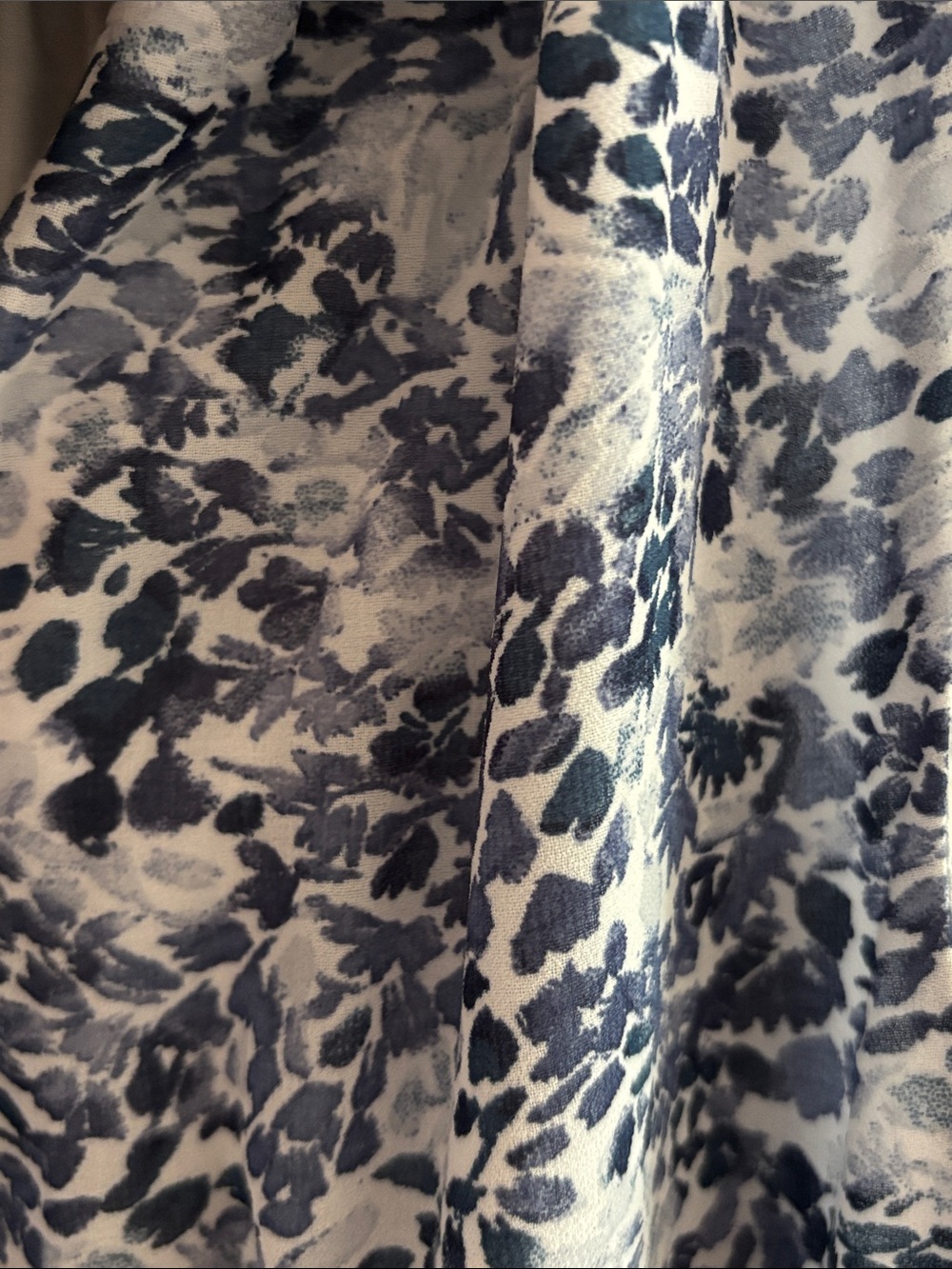 1. State Blue Floral Ruffled Mini Dress - Picture 3 of 3